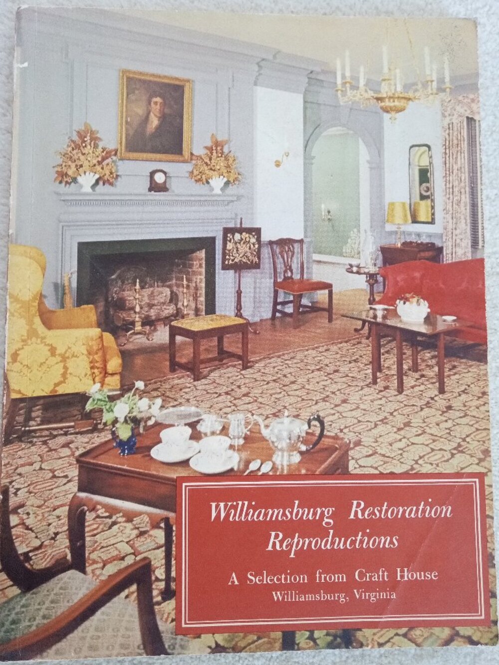 RARE -- WILLIAMSBURG RESTORATION REPRODUCTIONS Catalogue -- Vintage 1958